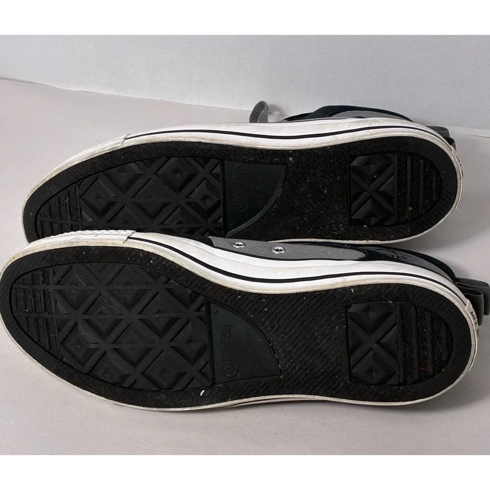 Converse Chuck Taylor Lace Up Mid Ankle Shoe Men's 11 Black/gray Skater Grunge